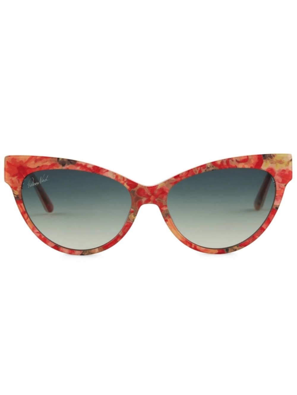 DIFF Patricia Nash Sunglasses Kelly Floral Oil Painting Frame Olive Gradient NWT